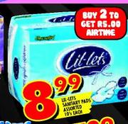 Lil-Lets Sanitary Pads Assorted-10's each