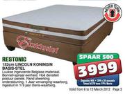 Restonic Lincoln Koningin Basis Stel-152cm