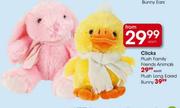Clicks Plush Family Friends Animals-Each