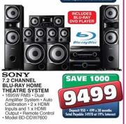 Sony 7.2 Channel BLU-RAY Home Theatre System