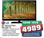 LG 32" (81cm) Full HD LED TV