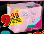Stayfree Maxi Slims Sanitary Pads, No Wings-8's