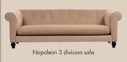Napoleon 3 Division Sofa + 13m Fabric