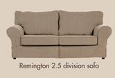 Remington 2.5 Division Sofa + 14m Fabric