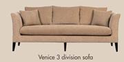 Venice 3 Division Sofa + 15 Fabric