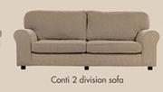 Conti 2 Division Sofa + 13m Fabric