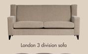 London 3 Division Sofa + 13m Fabric