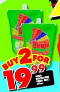 Bingo Dishwashing Liquid Refill-2 x 750ml