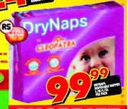 DryNaps Disposable Nappies-S/M/L/XL per pack
