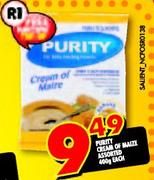 Purity Cream of Maize Assorted-400g each