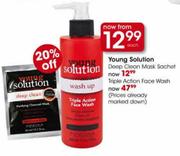 Young Solution Triple Action Face Wash