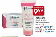 Johnson's Healthy skin fair Complexion bar 100g-Each