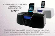 Kicker IK 150 iPhone/Ipod Dock With Alarm Clock Black or White