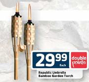 Republic Umbrella Bamboo Garden Torch-each