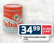 Tabard Citronella Candle-240g