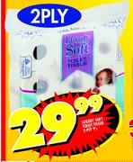 Luxury Soft Toilet Tissue-2 Ply 9's