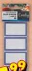 Croxley Self Adhesive Blue Border Label-24's