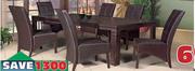 Florentine 7 Piece Montana & Brooklyn Dining Room Suite