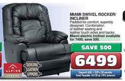 Miami Swivel Rocker/Incliner