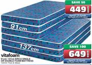 Vitafoam Erica Single Or Double Foam Mattress-91cm Each