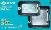 Waco 4x2 Flush Steel Wall Box K0000838
