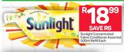 Sunlight Concentrated Fabric Conditioner Refill-500ml