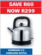 Sunbeam 4.3L Cordless Kettle