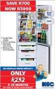 KIC 314L Metallic Fridge KBF634/1