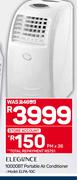 Elegance 10000BT Portable Air Conditioner ELPA 10C