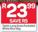 Tastic Long Grain Parboiled White Rice-2Kg