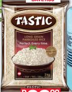 Tastic Long Grain Parboiled White Rice-2Kg