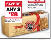 Bakers Tennis Biscuits Assorted-2 x 200g
