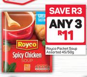 Royco Pocket Soup Assorted-3 x 45/50g