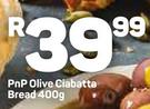 PnP Olive Clabatta Bread-400g