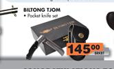 Biltong Tjom Pocket Knife Set