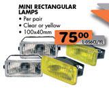 Mini Rectangular Lamps-100x40mm
