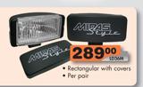 Midas Style Rectangular With Covers-Per Pair
