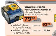 Hella Xenon Blue High Performance Globe Set-2 Globes