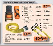 Luggage Straps & Tie Downs-38mmx4.6m-1500kg