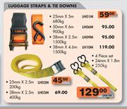 Luggage Straps & Tie Downs-38mmx2.5m-1500kg