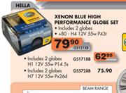 Hella Xenon Blue High Performance Globe Set-2 Globes 55W