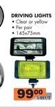 Driving Lights-Per Pair