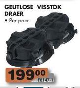 Geutlose Visstok Draer-per Pair