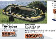 Seahawk II 3-Man Boat Set - 2970x1270x460mm