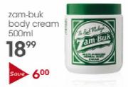 Zam-Buk Body Cream-500ml