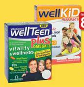 WellTeen Plus Omega 3 Tablets Pack