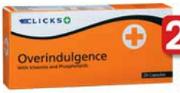 Clicks Overindulgence-20 Caps pack