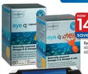 Eye Q 60 Caps or 60 Chews pack