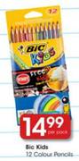 Bic Kids 12 Colour Pencils-per pack