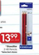 Staedtler 3 HB Pencils-per pack